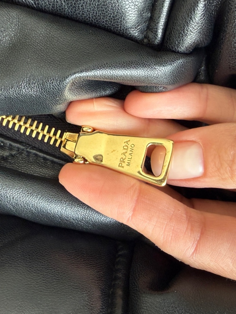 Prada Padette Nappa Leather Tote Bag Black OS - Picture 7 of 13